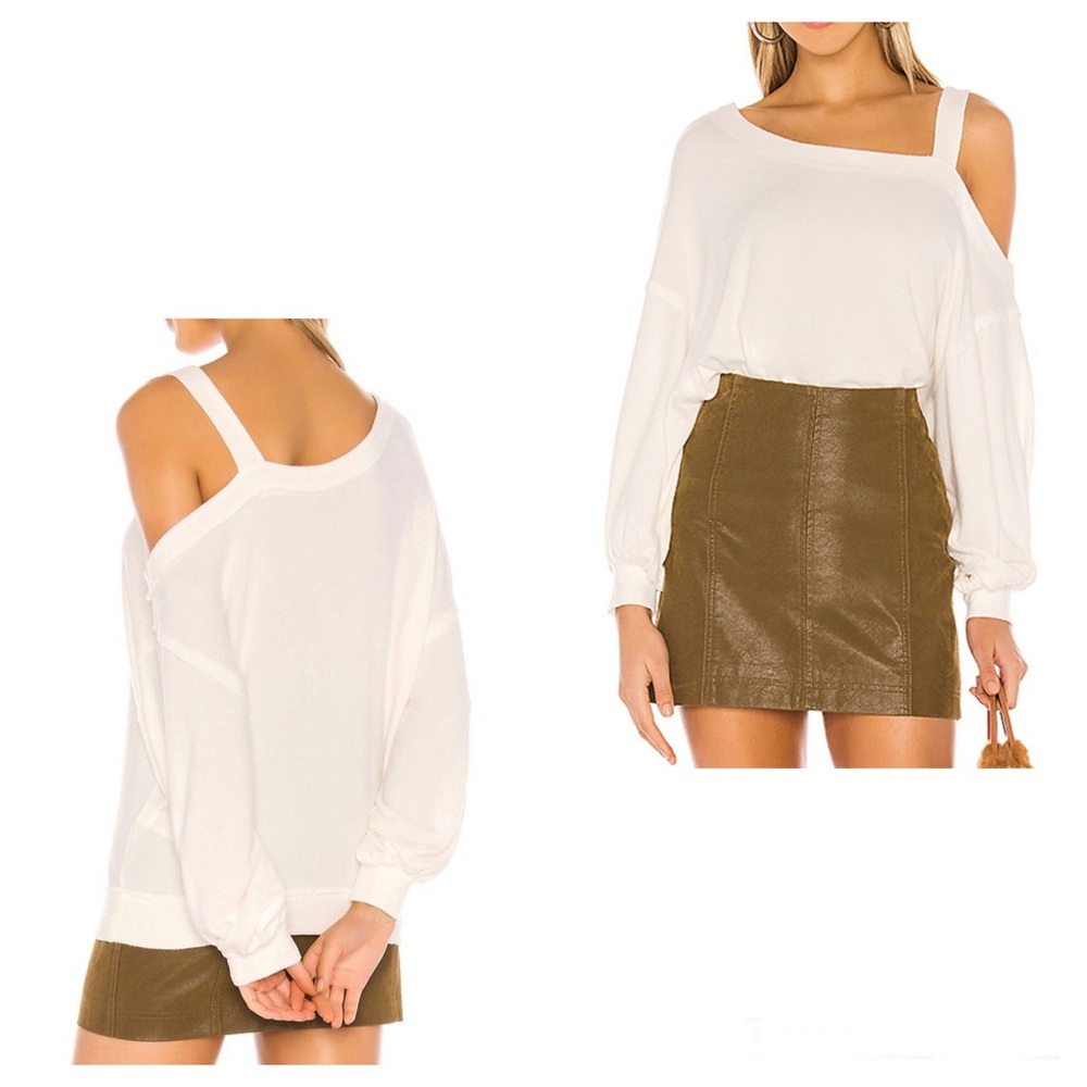 Free People - Flaunt It Cold Shoulder Top